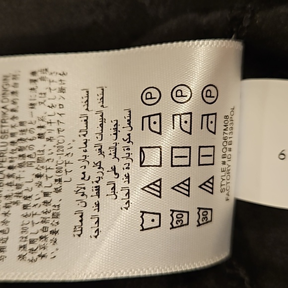 💕BCBGENERATION💕 Double Tiered A Line Dres ~ Black Combo Floral Print Large NWT - Picture 14 of 15